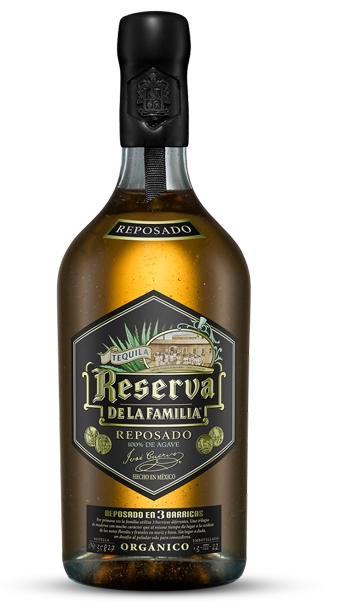 Botella reserva de la Familia Reposado.