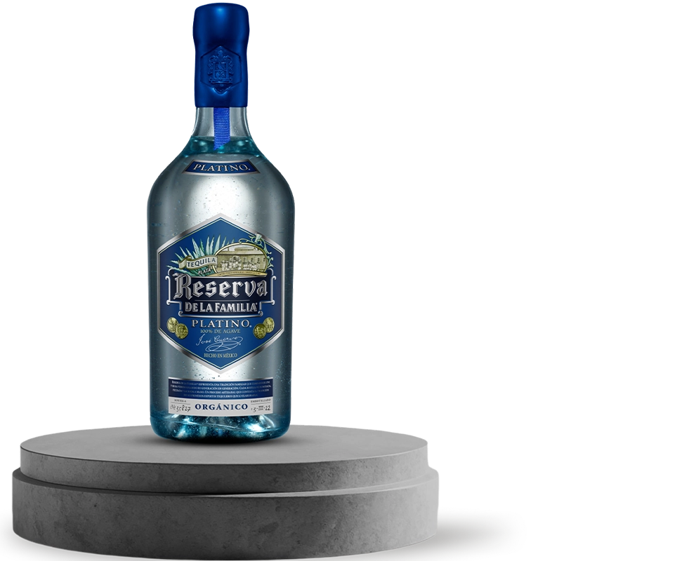 Botella reserva de la familia platino móvil