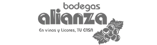 Logo bodegas alianza gris.