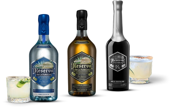 Variantes de reserva de la familia en mixología.