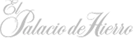 logo el palacio de hierro gris.